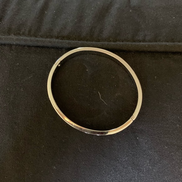 Silver & Co. Stainless Steel Hinge Bracelet - Picture 2 of 5